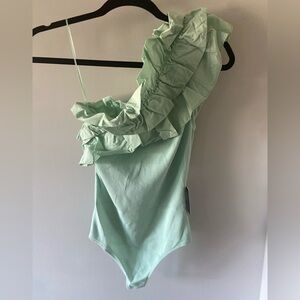 NWT Express One Shoulder Bodysuit
